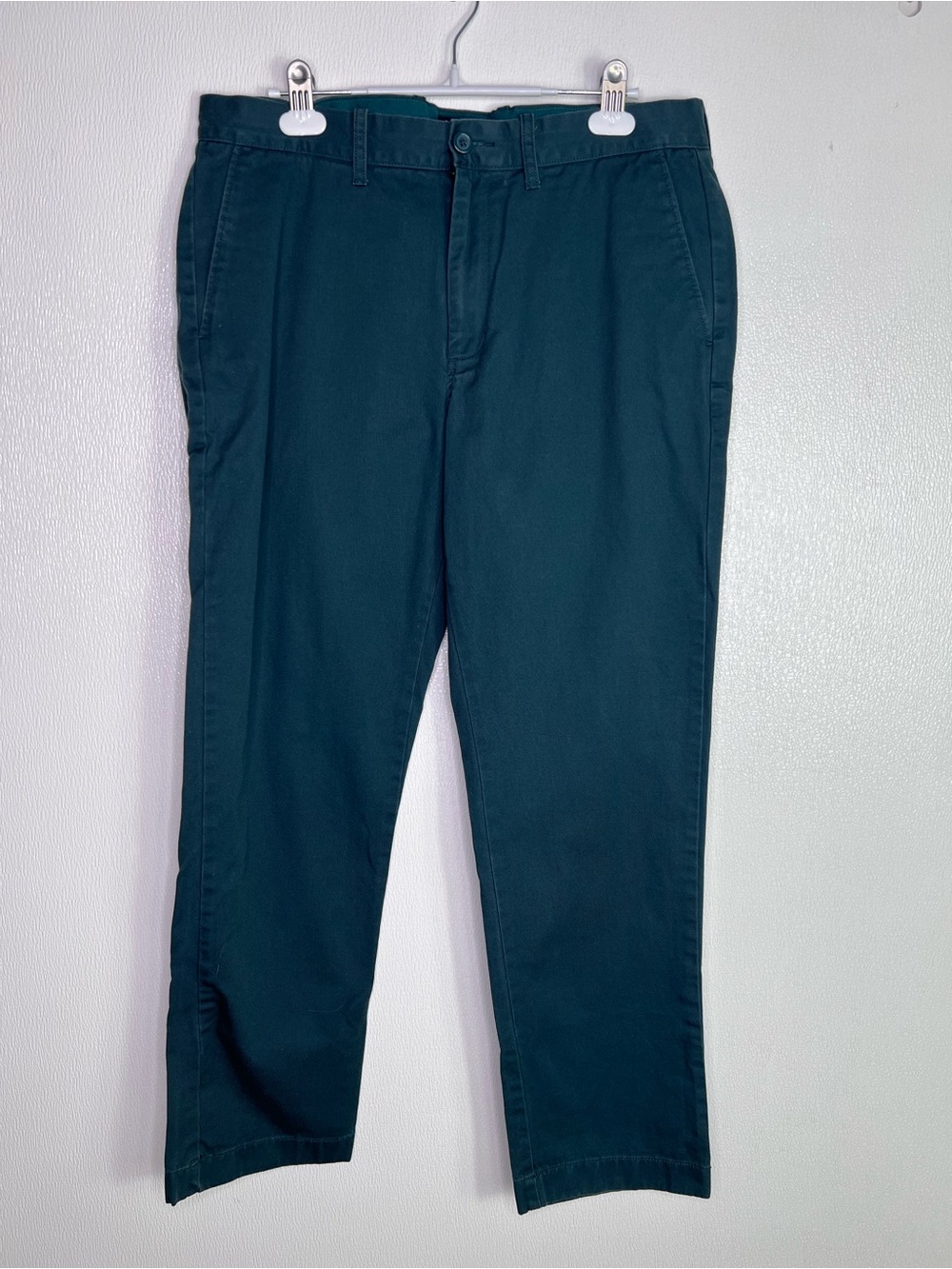 J CREW FACTORY Men’s Teal Green The Sutton Classic Chino Straight Fit Size 33x30